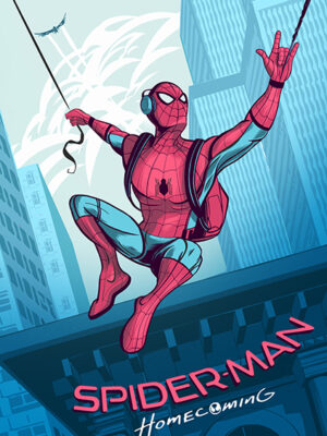 Spider Man Homecoming Comic Poster