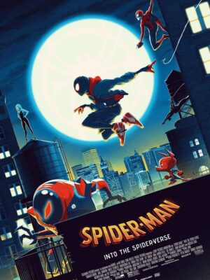 Spider Man Into The Spider Verse 2018 Movie Poster