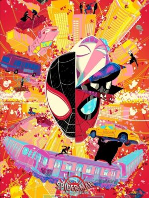 Spider Man Into The Spider Verse 2018 Movie Poster