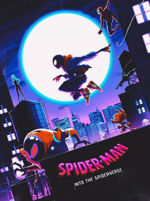 Spider Man Into The Spider Verse 2018 Movie Poster