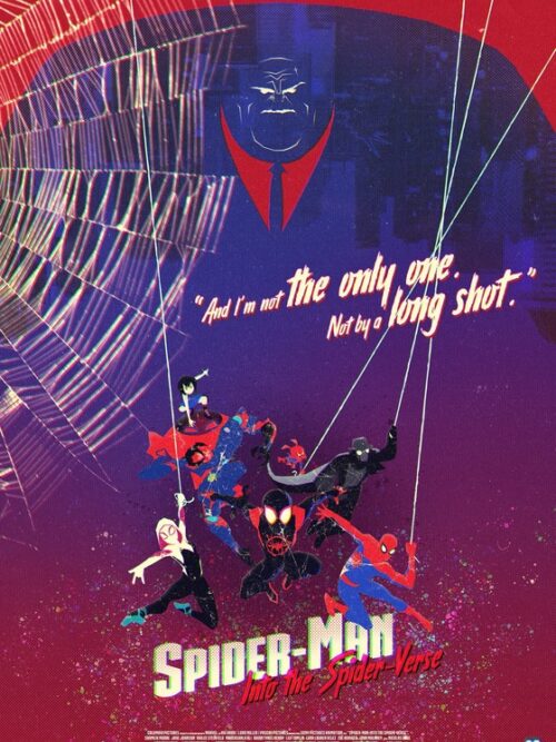 Spider Man Into The Spider Verse 2018 Movie Poster