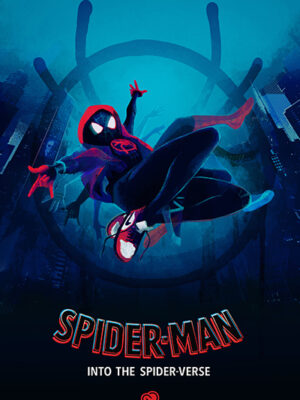 Spiderman into the Spider-Verse animated Poster