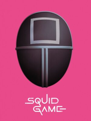 Square Mask Squid Game Poster