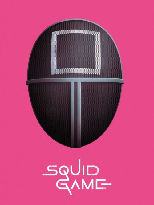 Square Mask Squid Game Poster
