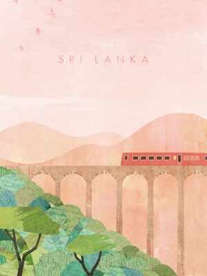Sri Lanka Minimalist Travel Poster