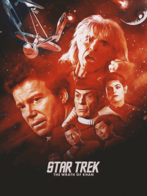 Star Trek II The Wrath Of Khan 1982 Movie Poster