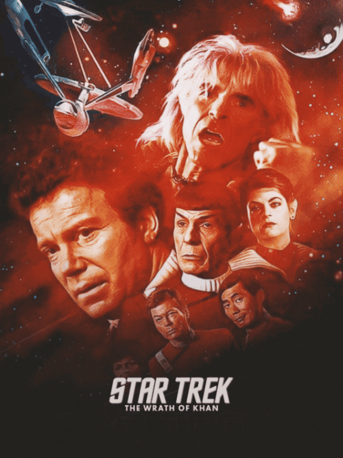 Star Trek II The Wrath Of Khan 1982 Movie Poster