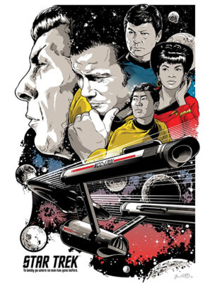 Star Trek to boldly go where no man has gone before Poster