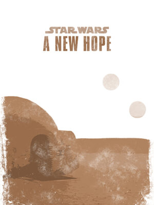 Star Wars a new hope Poster