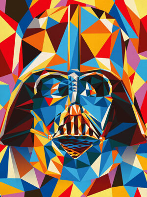 Star wars Darth Vader Abstract Poster