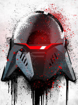 Star wars Inquisitio Graffitti Helmet Poster