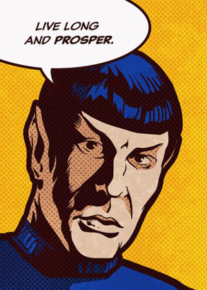 Star wars Pop art Spook Comic Poster