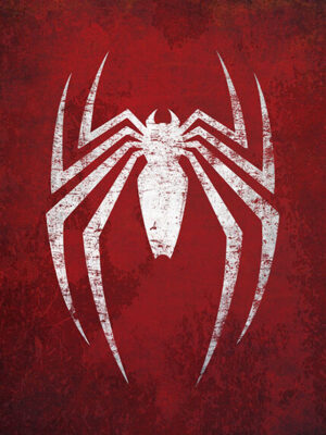 Spider Man Minimalist Basic Logo Poster