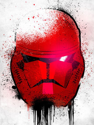 Star wars Stormtrooper Sith Trooper Helmet Poster