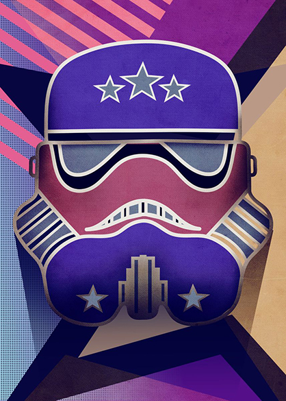 Star wars Stormtrooper Supertropper Poster
