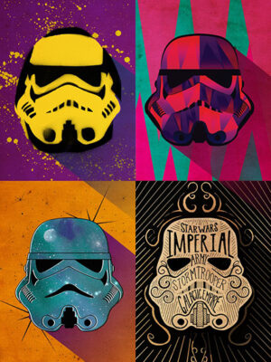 Star wars Stormtrooper Urban Squad Poster