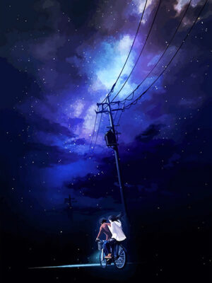 Starry lights Your Name Kimi No Na Wa anime Poster