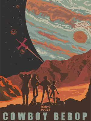 Stars Cowboy Bebop Poster