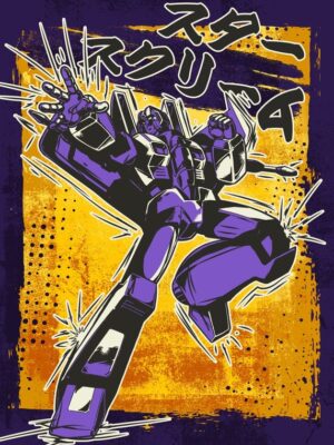 Starscream Manga Transformers Poster
