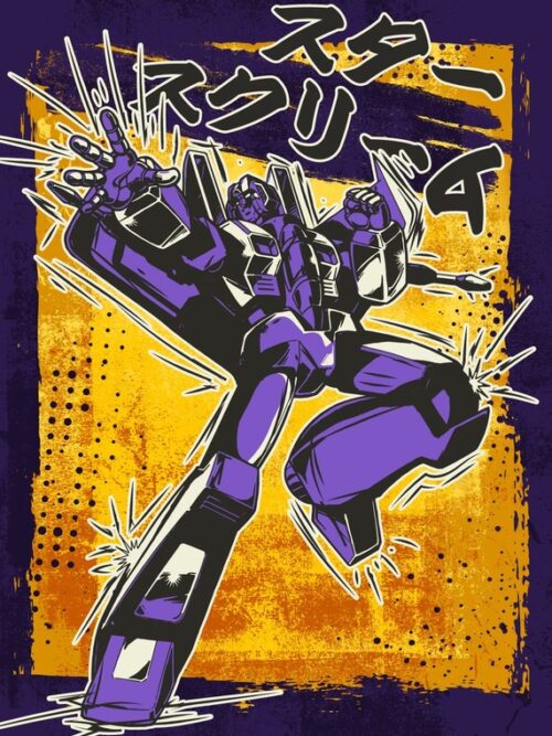 Starscream Manga Transformers Poster