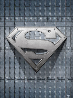 Steel Symbol of Hope Superman Poster