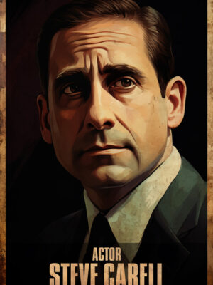 Steve Carell Acting Poster