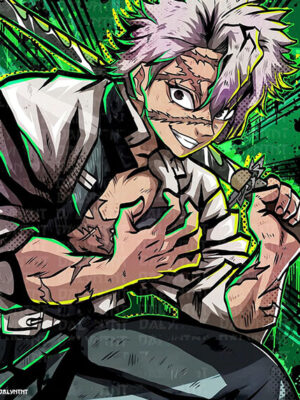 Stone Hashira Gyomei Himejima Anime Comic Poster