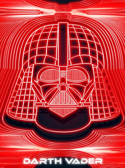 Darth Vader Hyperdrive Star Wars Poster