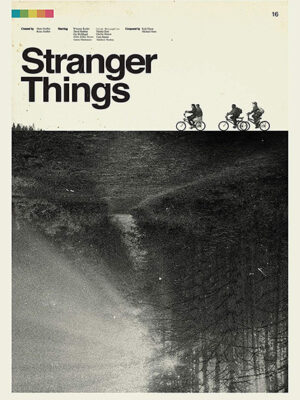 Stranger Things Tv Show Infographic Poster