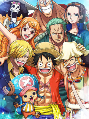 Straw Hat Crew Family One Piece Poster