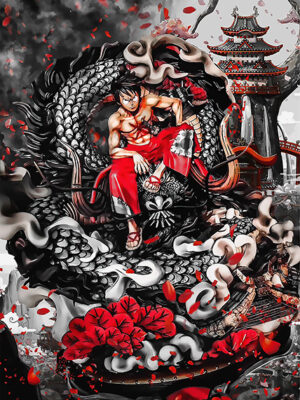 Straw Hat Luffy Fan art One Piece Poster