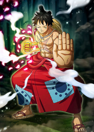 Straw Hat Luffy learns Ryuo One Piece Poster