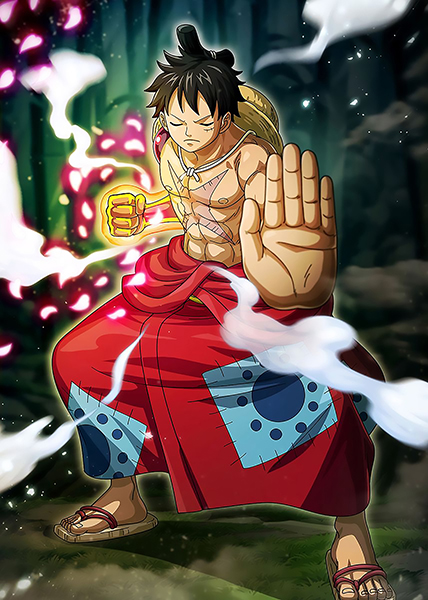 Straw Hat Luffy learns Ryuo One Piece Poster