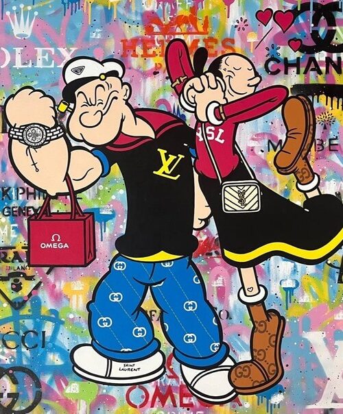Strong As Spinach Popeye Poster