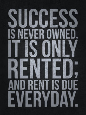 Success I Never Owned Poster