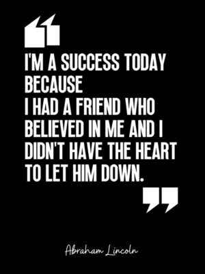Success motivational Quote Poster