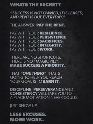 Success Rent Is Due Poster