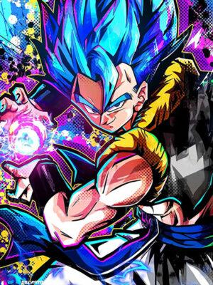 Super Saiyan Gogeta Dragon Ball Anime Comic Poster