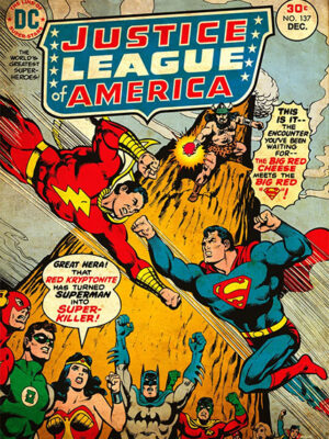 Superman and Shazam Comics Poster