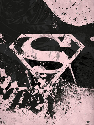 Superman Tattooed Poster