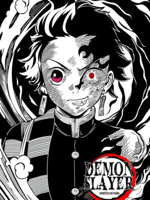 Tanjiro Kamado Kimetsu no Yaiba Poster