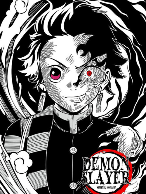 Tanjiro Kamado Kimetsu no Yaiba Poster