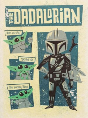 The Dadalorian Star Wars Poster