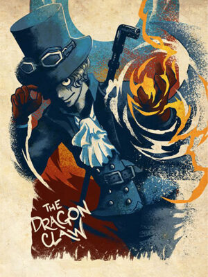 The Dragon Claw Sabo One Piece anime Poster