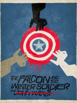 The Falcon and The Winter Soldier Pop art Poster