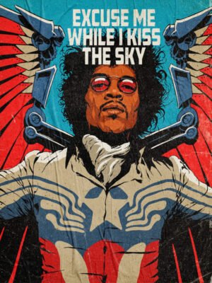 The Falcon and The Winter Soldier Pop art Poster