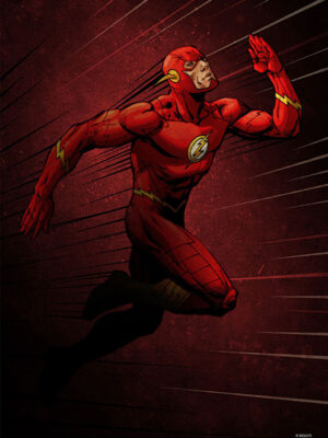 The Flash sprint race Poster