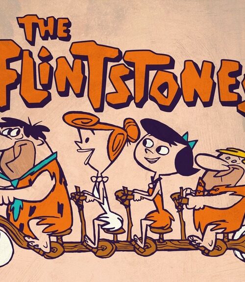 The Flinstones Tandem Poster
