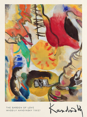 The Garden of Love Wassily Kandinsky 1912 Poster