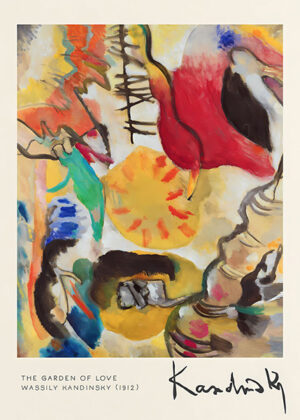 The Garden of Love Wassily Kandinsky 1912 Poster